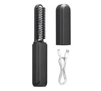 Mini piastra per capelli, da viaggio, ricaricabile, portatile, per lisciare e pettinare