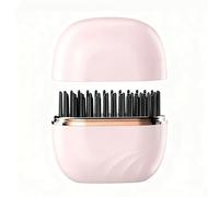 Mini piastra per capelli, mini piastra per capelli senza fili 2 in 1 con 3 impostazioni di calore, riscaldamento rapido in 30 secondi, per donne, per tutti i tipi di capelli, da viaggio(Pink)