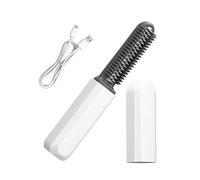 Mini piastra per capelli, ricaricabile, portatile, per lisciare e pettinare, spazzola termica per capelli, per frangia, controllo del , donne, ragazze e uomini