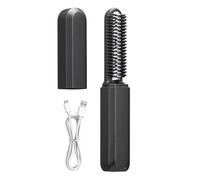 Mini Piastra Per Capelli Riscaldamento Portatile Ricaricabile | Spazzola Lisciante Riscaldata per Capelli Per Donne, Ragazze, Frangia, La Casa, Viaggio, Viaggio D'Affari, Pendolarismo E