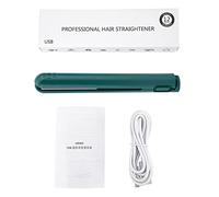 Mini Piastra Per Capelli USB 2 in 1, Ferro Arricciacapelli, Capelli Ondulati Anche Per Lo Styling in Movimento, Mini Piegatrice Per Capelli in Più Colori(Verde)
