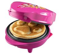 Mini piastra per waffle in design esclusivo Paw Patrol, per feste di compleanno per bambini, Pasqua e Natale, con semaforo, dimensioni cialde Ø 10 cm, prodotto con licenza ufficiale, colore: blu