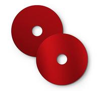 Mini piatto Ellepì 'Solid Color' per lampade a sospensione, a parete e catenaria, diametro 24 cm - Made in Italy - Rosso lucido - Rosso opaco