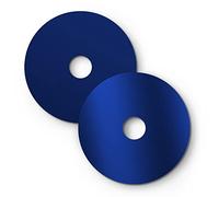 Mini piatto Ellepì 'Solid Color' per lampade a sospensione, a parete e catenaria, diametro 24 cm - Made in Italy - Blu lucido - Blu opaco