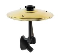 Mini piatto per auto con presa d'aria, divertente mini piatto per ventola auto, regalo originale per conducenti, batteristi e amanti della musica (oro, 1 pezzo)