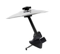 Mini piatto per auto con presa d'aria, divertente mini piatto per ventola auto, regalo originale per conducenti, batteristi e amanti della musica (argento, 1 pezzo)