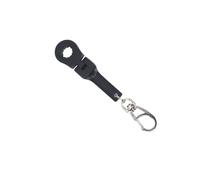 Mini piccola chiave a cricchetto, portachiavi da uomo con chiave a cricchetto in miniatura da 10 mm, chiave a cricchetto girevole portatile (nero)