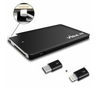 Mini Piccolo Power Bank Esterno Portatile Carica Batteria USB cavo Per Cellulare