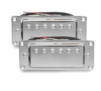 Mini Pickup Humbucker Per Chitarra Elettrica A 6 Fori E 4 Anime Per Chitarra LP (il Manico E Il Ponte Sono Universali)(GoldX2)