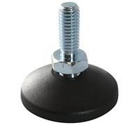 Mini piedini regolabili, 20 PA, con vite filettata M5 x 20 mm, acciaio, 10 pezzi