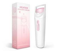 Mini piegaciglia riscaldato, mini piegaciglia elettrico con 3 modalità di riscaldamento e batteria da 800 mAh, ricaricabile tramite USB, per donne, strumenti per il trucco, idea regalo, arricciatura