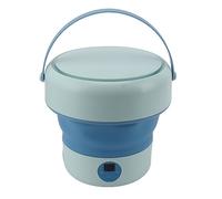 Mini Pieghevole, Versatile 24W da 100 a 240 V Mini Lavati per Lavatrice per la Lavatrice Campeggio il Dormitorio il Dormitorio (Spina europea)