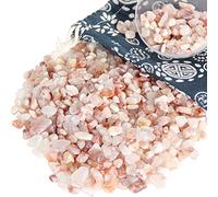 Mini Pierres polies de Quarzo ematoide Crystal, Quarzo ematoide Naturel de 500 g, Petite Passée Chips écrasé Pierre Guérison Reiki Cristal Bijoux Décoration de la Maison