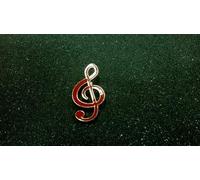 MINI PINS - Clave de Sol Color Roja (350160)