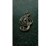 MINI PINS - Clave de Sol Negro Color Negra (350153)