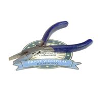 Mini pinza a naso piatto con due punte piatte da orologiaio