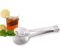 Mini pinze per spremere bustine di tè, infusore per tè all'erba - in acciaio inox - facile e veloce - perfetto per il tè sempre pratico e intelligente