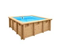 Mini Piscina in legno fuori terra per bambini JARDIN BABY 210x210