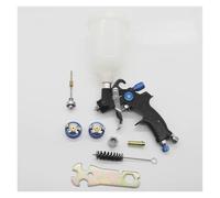 Mini pistola a spruzzo 1.0MM a for vernice 0.8MM kit ugello 400CC/250CC serbatoio for ad aria con tazza di miscelazione della e adattatore(Two nozzle)
