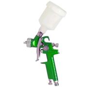 Mini pistola a spruzzo ad aria con alimentazione a gravità, ugello da 1 mm, strumento a spruzzo per la manutenzione delle superfici dei mobili, verde parete