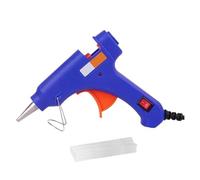 Mini Pistola For Colla A Caldo Da 20 W Pistola For Colla A Caldo Elettrica Industriale Fatta A Mano For Uso Domestico Adatta For Strisce Adesive Da 7 Mm Riscaldamento Rapido(Blue glue gun -B)