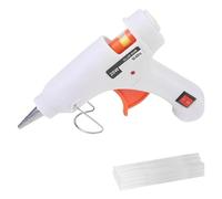 Mini Pistola For Colla A Caldo Da 20 W Pistola For Colla A Caldo Elettrica Industriale Fatta A Mano For Uso Domestico Adatta For Strisce Adesive Da 7 Mm Riscaldamento Rapido(White glue gun -B)
