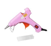 Mini Pistola For Colla A Caldo Da 20 W Pistola For Colla A Caldo Elettrica Industriale Fatta A Mano For Uso Domestico Adatta For Strisce Adesive Da 7 Mm Riscaldamento Rapido(Pink glue gun -B)