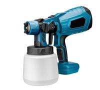 mini Pistola Spruzzo Pistola a spruzzo elettrica senza fili da 1000 ml per verniciatura a spruzzo per mobili per auto, rivestimento in acciaio, aerografo(1 Small Battery Blue)