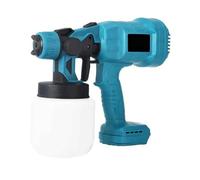 mini Pistola Spruzzo Pistola spruzzo elettrica 800ML spruzzatore vernice senza fili aerografo con rivestimento in acciaio per mobili automatico compatibile con batteria(1 Big Battery 1 Plug)