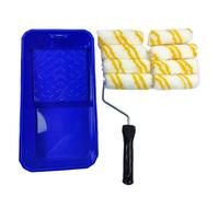 Mini Pittura Rullo con Resistente Spazzola Testa Supporto Spesso Vassoio per