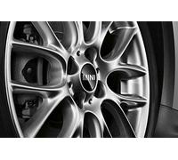 MINI - Placca adesiva per coprimozzo, per ruote in lega e acciaio, originale, 36136758687