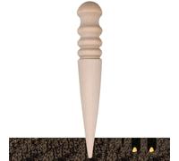 Mini Plant Dibber - Bastone da giardino | Diber per seina manuale, creatore manuale di fori per semi, strumento per marcare la profondità di seina, strumento per semina Dibber manuali in legno faci