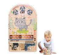 Mini Pocket Flipper - Game interattivo, Flipper educativo manuale | Giocattolo di concentrazione portatile, attività di destrezza divertente ideale durante i lunghi viaggi, gite in famiglia o fine set