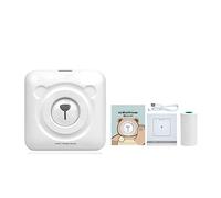 Mini Pocket Label Printer Bluetooth Thermal Photo Printer Color Paper Rolls (colore: 304dpi White)
