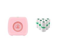 Mini Pocket Printer Multi Functional Photo Picture Bill Note Printer Label Maker Add 6White Note (Colore: PK 6White Note)