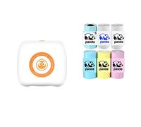 Mini Pocket Printer Multi Functional Photo Picture Bill Note Printer Label Maker Add White 6 Group (colore: WH White 6 Group)