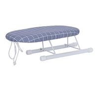Mini polsini a maniche pieghevoli da stiratura da stiro per l'uso di viaggi domestici (Plaid blu classico)