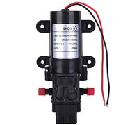 Mini pompa a membrana intelligente per depuratore d’acqua, pompa di pressione autoadescante DC 12 V con uscita da 10 mm, spegnimento automatico per sistemi RO e filtrazione domesti