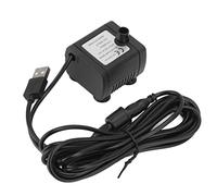 Mini pompa ad acqua CC 6-12 V, testa da 0 a 200 cm, mini pompa ad acqua USB per vasche di pesci, acquari e fontane, facile installazione, pompa multiuso con tubo in ABS per