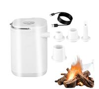 Mini Pompa Ad Aria - ABS, Gonfiatore Portatile Di Design Compatto | Bomb D'aria Multiuso Ricaricabile con Luce LED, Pompa Elettrica Aiá per Negozi, Materassi Aià Galleggianti Piscina, Glob