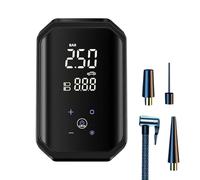 Mini pompa ad aria con display digitale, spegnimento automatico, peso | Gonfiatore digitale per pneumatici multifunzionale, pneumatici per auto e bicicletta, attrezzature sportive, palloncini
