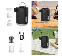 Mini pompa ad aria elettrica con luce da campeggio Pompa ad aria multiuso per
