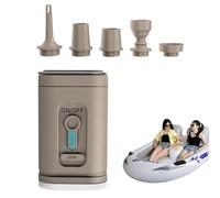 Mini pompa ad aria elettrica - Strumento portatile per gonfiare sgonfiaggio, pompa ad aria per esterni, batteria ricaricabile, piccolo materasso d'aria, pompa ad aria per divano, luce da campeggio
