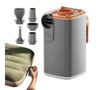 Mini pompa ad aria Gonfia E Sgonfia Ricaricabile USB Con 5 Ugelli | Mini Gonfiatore Ad Aria Per Cortile Campeggio Spiaggia Vacanza Casa E Ripostiglio Materasso Gonfiabile E Ciambella