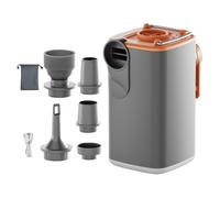 Mini Pompa Ad Aria - Gonfiatore Elettrico Portatile Con Lampada Da Campeggio E 5 Ugelli,Mini Pompa Ad Aria Ricaricabile | Per Galleggianti Materassi Gonfiabili Casa Viaggi Sport Spiaggia Bordo Della