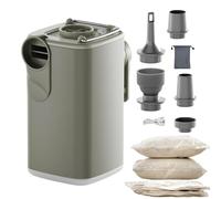 Mini Pompa Ad Aria,Gonfiatore Elettrico Portatile Con Luce Da Campeggio E 5 Ugelli - Piccola Pompa Per Materasso Ad Aria - Per Materassi Gonfiabili Galleggianti Casa Viaggi Sport Spiaggia