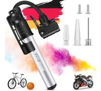 Mini pompa ad aria per bicicletta, piccola pompa per bicicletta, adatta a valvole Presta e Schrader, pompa da telaio ad alta pressione, compatta e leggera, per bici da corsa, mountain bike
