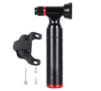 Mini pompa da bicicletta | Gonfiatore per pneumatici | Componente pompa aria veloce | Manometro di controllo incorporato da 1 pezzo, meccanismo della valvola regolata Supporto di montaggio sicuro
