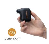 AIRBANK Mini Pompa per Bici Pocket SE, Pompa ad Aria per Bicicletta elettrica da 100 PSI per Bici da Strada, Pompa per Bicicletta Portatile per Valvola Schrader e Presta con Batteria Ricaricabile