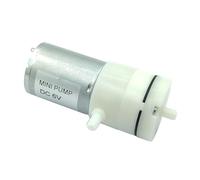 Mini pompa d'aria a membrana con motore 370, 3,7 V, 6 V, 12 V, piccola, pompa a vuoto a pressione negativa, pompa di aspirazione fai da te per acquario, 1 pezzo (DC 6 V)